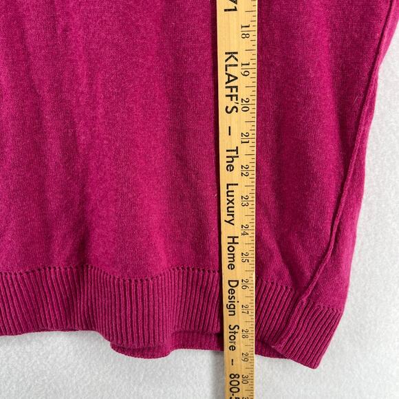 VINCE Cashmere Sweater Womens XS 100% Luxury Tunic Jumper Pullover Pink - Picture 14 of 15
